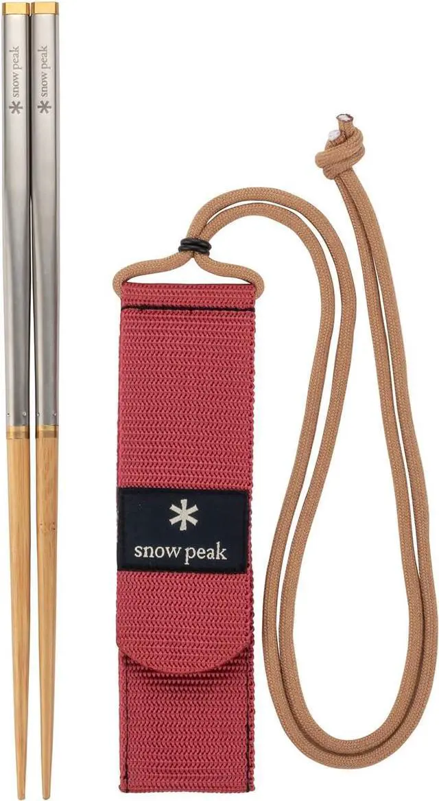 Main image of Wabuki Chopsticks - Collapsible Stainless Steel Chopsticks with Case - Reusable Utensils Perfect for Camping & Travel - L