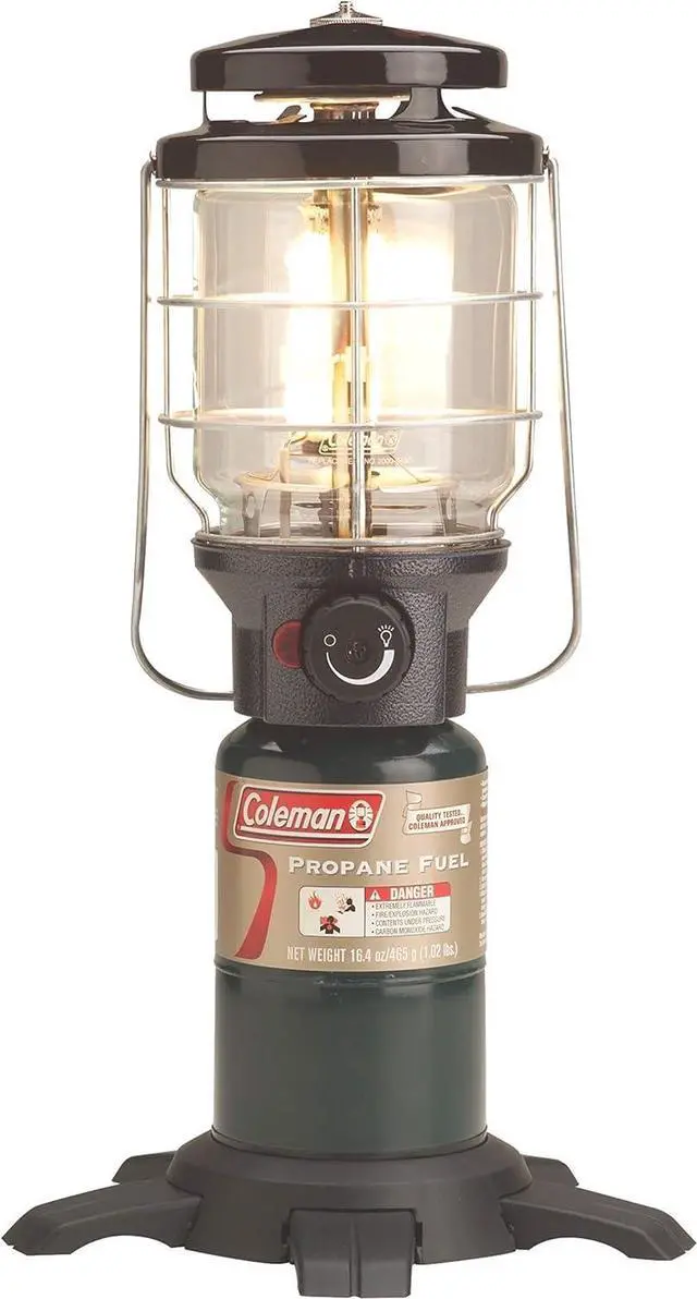 Main image of NorthStar 1500 Lumens Gas Lantern with Matchless Lighting, Folding Propane Lantern with Mantles & Globe for Camping, Power Outage, Outdoor Lighting, & More