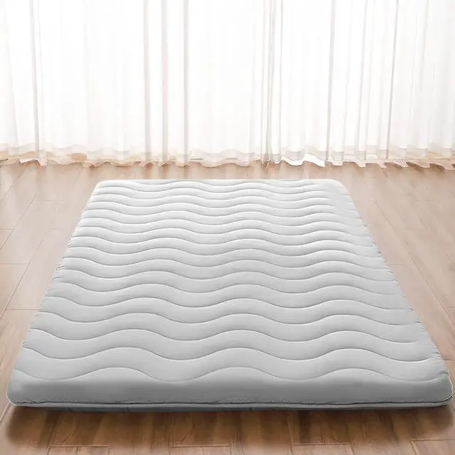 Main image of Japanese Floor Mattress, 100% High Density Comfortable Foam, 4" Thicken Foldable Mattress Tatami Mat Sleeping Pad, Ideal for Comfort and Support, Kids Floor Lounger Pillow Bed Sofa (Twin