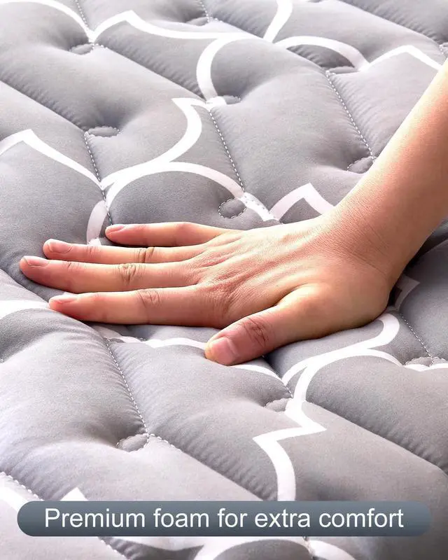 Alt view image 5 of 7 - 6th Generation Japanese Floor Futon Mattress -Extra-Thick 9-Layer Modern Futon with 100% High-Density Foam, Portable Floor Mattress Sleeping Pad for Adults, Guest Room, Dormitory, Twin Size (39"X80")