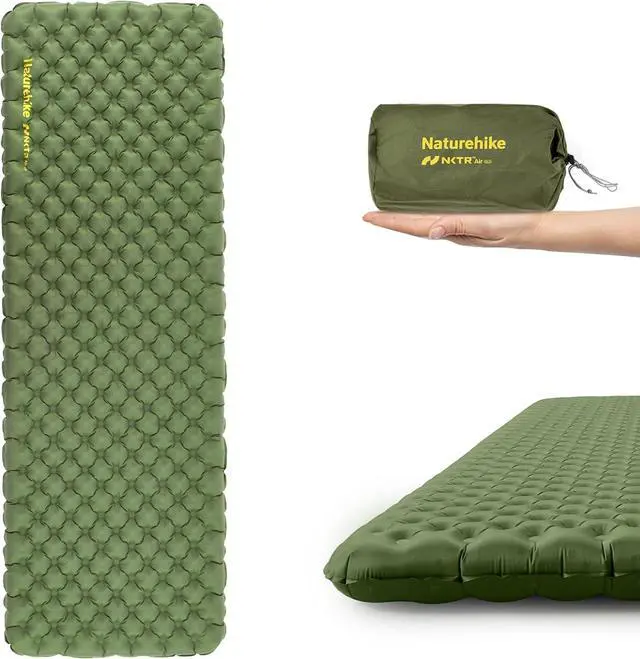 Main image of Insulated Inflatable Sleeping Pad 27oz, 4.6R Ultralight Backpacking Sleeping Pad XL, NKTR AIR Lightweight Sleeping Mat for Camping, Hiking