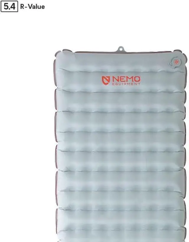 Alt view image 5 of 6 - Equipment Tensor All-Season Ultralight Insulated Sleeping Pad - Regular (72"x20") - Blade/Spicy Orange