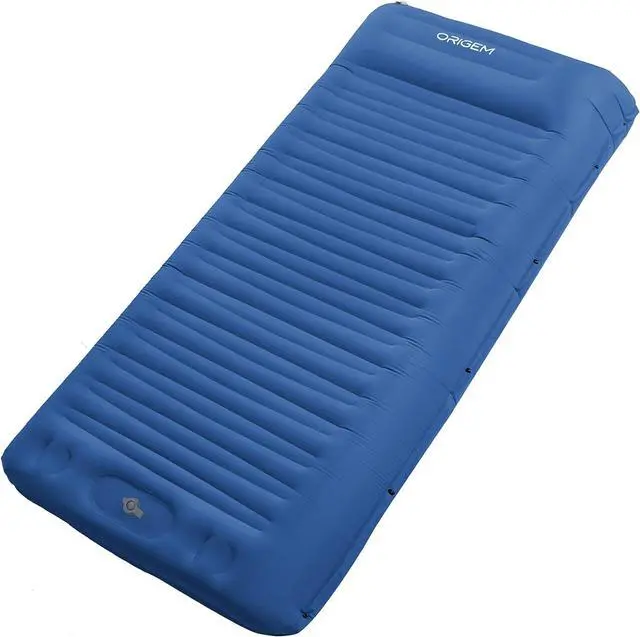Main image of Self Inflating Sleeping Pad for Camping, 5.5 Inch Ultra-Thick Camping Mat with Built-in Pump, Outdoor Ultralight Sleepinging Mat for Camping Tent, Backpacking, Hiking and Traveling(Blue)