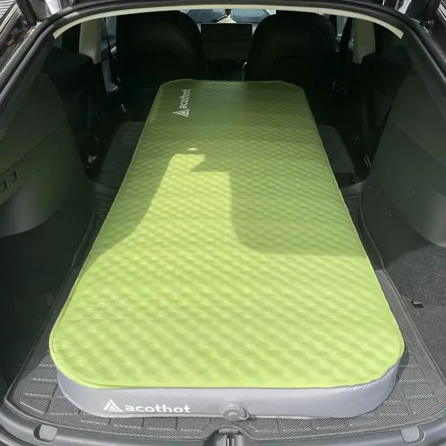 Alt view image 3 of 6 - Self-Inflating Sleeping Pad - 4 Ultra-Thick Supportive Foam, Insulated Camping Mattress with Pump Sack for Tent, Car, Truck, Van, Home - Portable Camping Pad for 4-Season Comfort (Single)