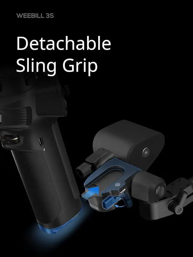 Alt view image 2 of 7 - Weebill 3S [Official] Gimbal Stabilizer for DSLR and Mirrorless Camera Canon/Nikon/Sony/Panasonic/Fujifilm,Fill Light,Native Vertical Shooting