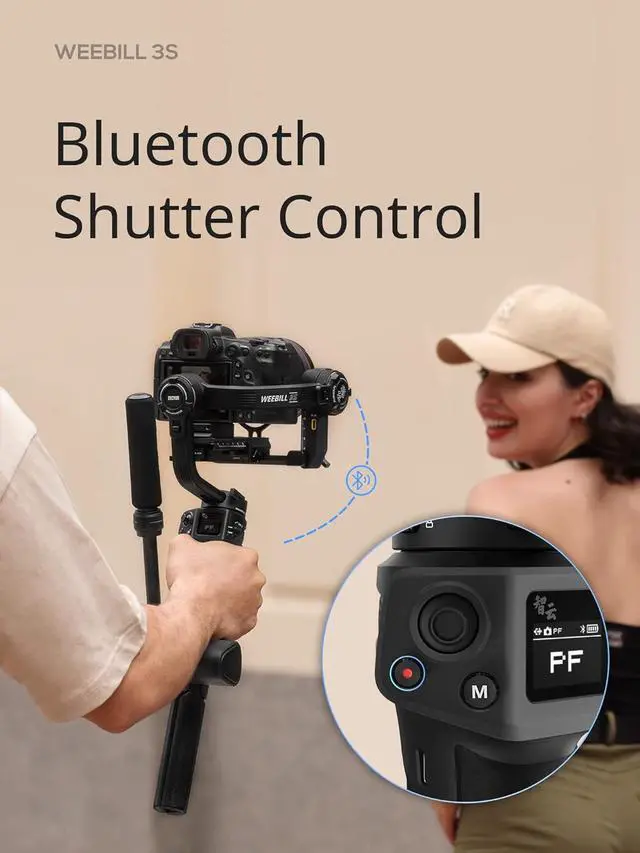 Alt view image 4 of 7 - Weebill 3S [Official] Gimbal Stabilizer for DSLR and Mirrorless Camera Canon/Nikon/Sony/Panasonic/Fujifilm,Fill Light,Native Vertical Shooting