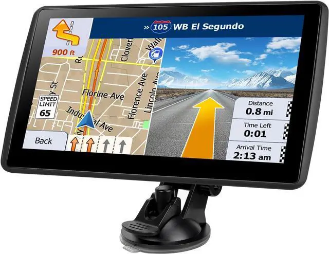 Main image of 7'' GPS Navigator for Car Truck RV - Touchscreen Navigation System, 2025 North America Maps Free Lifetime Updates, Turn-by-Turn Voice Guidance, Speed & Red Light Warning, GPS Navigation for All Cars