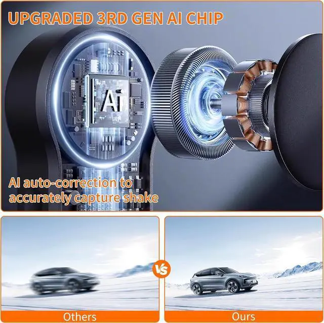 Alt view image 3 of 7 - 78.7" Selfie Stick Tripod for iPhone/Android, Auto Face Tracking Tripods with Light, Upgrade Strong Gimbal Stabilizer 360 Rotation with Remote for Content Creator Vlog Live StreamIing Video Record