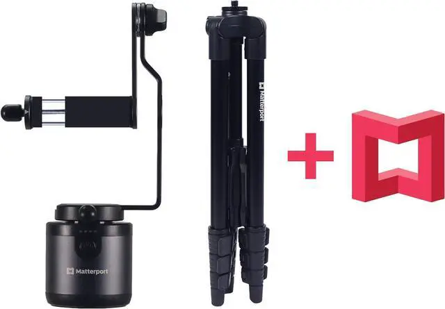 Alt view image 3 of 7 - Axis Gimbal Stabilizer for Smartphone Camera - Motorized Rotating Mount for Professional 3D 360 Photo Scans Includes Portable Tripod, Remote and 12 Month Starter Kit for 3D Model Scans