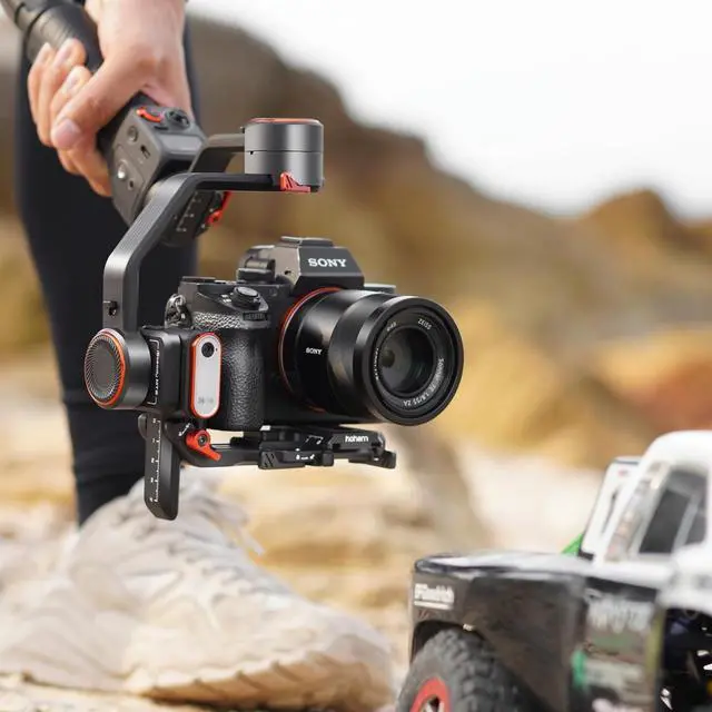 Alt view image 2 of 7 - iSteady MT2 Kit Camera Stabilizer with AI Tracker/Magnetic Fill Light, All in One 3-Axis Gimbal Stabilizer for Mirrorless Camera Smartphone, Native Vertical Shooting