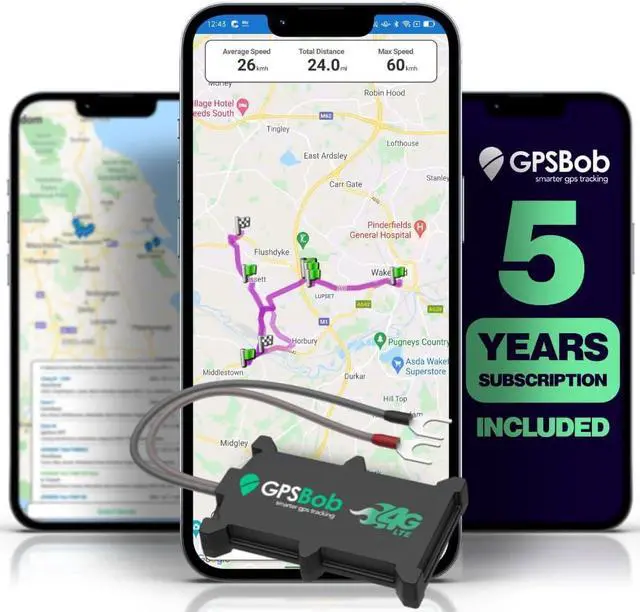 Main image of 5 Year 4G 12/24v Wired GPS Tracker, All Inclusive, No Monthly Fees, No Subscriptions, One Off Fee, 5 Years Service Included, Car, Van, Truck, Caravan, RV, Plug and Play
