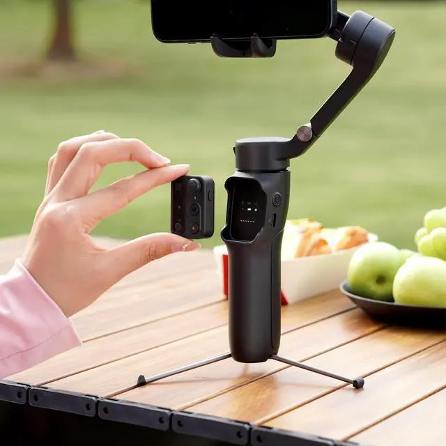 Alt view image 2 of 6 - Gimbal Stabilizer for Smartphone iSteady V3,Portable Phone Stabilizers with Al Tracker Detachable Remote Control Built-in Extension Rod/Tripod 3-Axis Stabilization 3-Color Fill Light