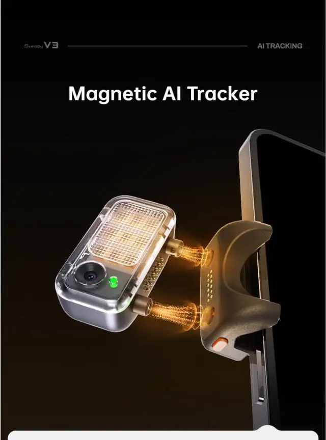 Alt view image 3 of 6 - Gimbal Stabilizer for Smartphone iSteady V3,Portable Phone Stabilizers with Al Tracker Detachable Remote Control Built-in Extension Rod/Tripod 3-Axis Stabilization 3-Color Fill Light