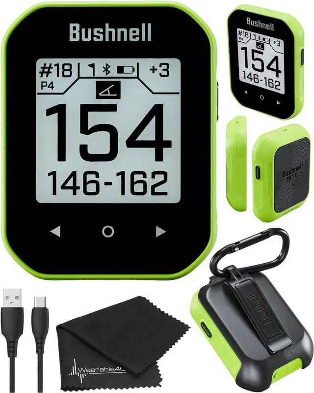 Main image of - Bushnell Phantom 3 Slope GPS Golf Green with Slope Technology, Touchscreen, Magnetic Cart Mount with Towel Bundle