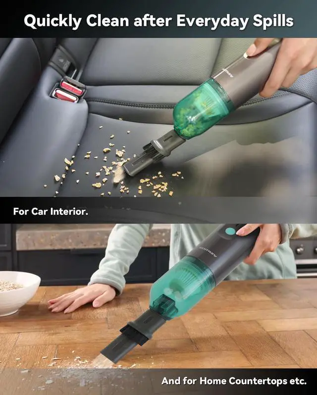 Alt view image 2 of 7 - Cordless Handheld Vacuum, 13000Pa High Power Car Vacuum with Brushless Motor and Blower Accessories, for Home and Car Use