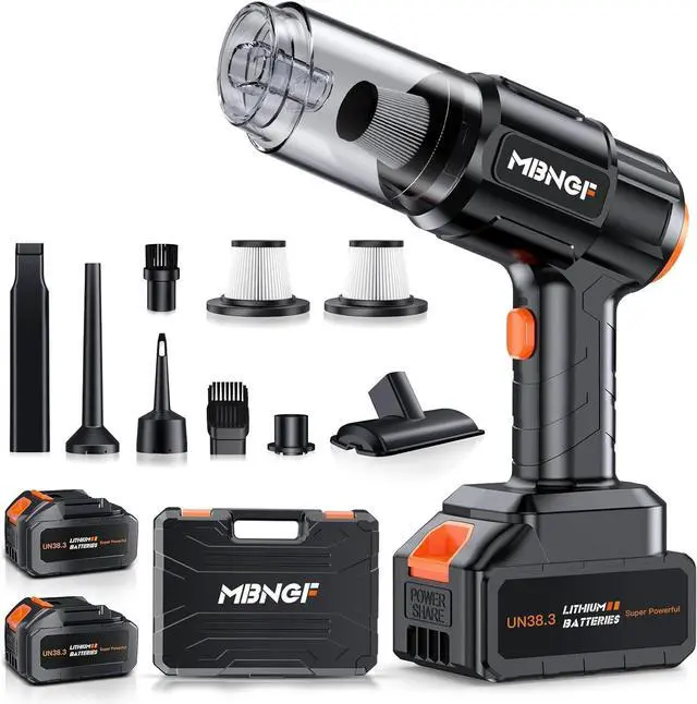 Main image of Car Vacuum Portable Cordless,High Power Suction & Blower, Wireless Handheld Vacuum Cleaner for Car, Home, Office, Pet(Coal Black)