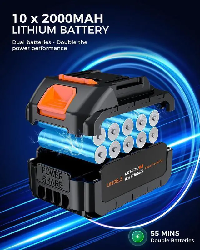 Alt view image 3 of 7 - Car Vacuum Portable Cordless,High Power Suction & Blower, Wireless Handheld Vacuum Cleaner for Car, Home, Office, Pet(Coal Black)