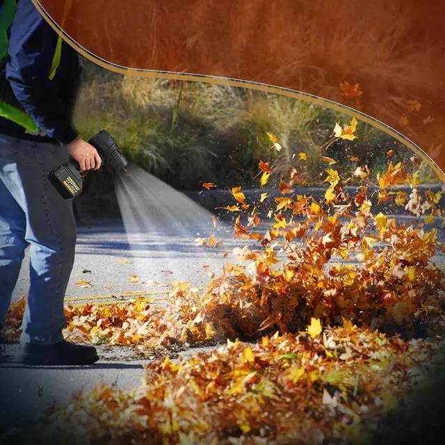 Alt view image 5 of 7 - Sakerplus Portable Dust Cleaner,Compressed Air Duster with Adjustable Speed,2025 Upgraded Handheld Cordless Leaf Blower Dust Cleaner,Jet Dry Blower Fan for Outdoor,Cleaning,Camping (Black 1 Battery)