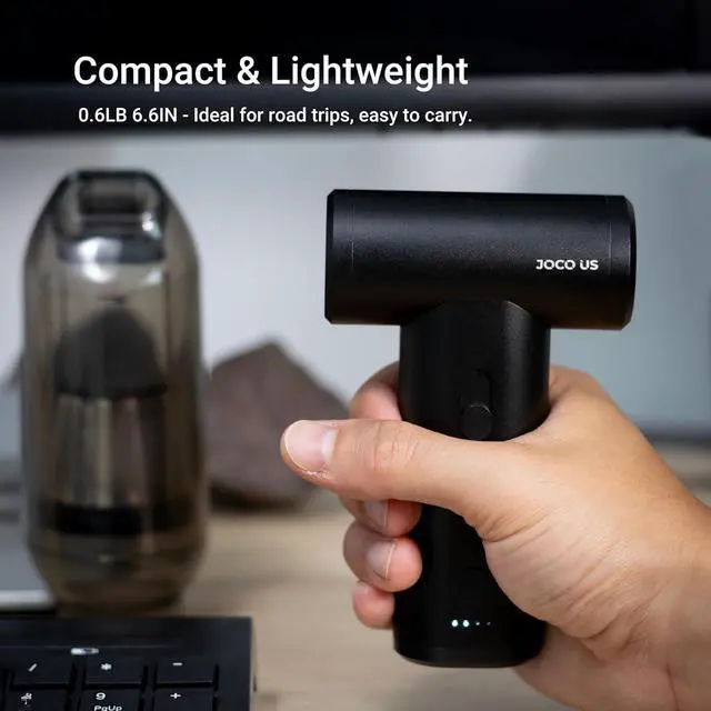 Alt view image 4 of 6 - 2025 Upgraded Metal Compressed Air Duster and Vacuum Cleaner 8-in1 Replaced Can Air, 110k RPM, 4000mAh, Quick Charge Cordless Jet Blower for Keyboard-Office-Home-Electronic-Inflator