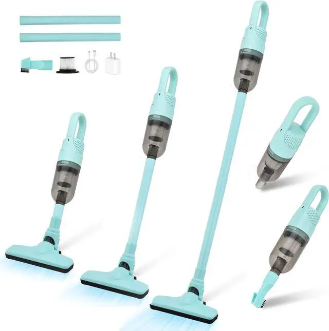 Main image of Handheld Vacuum Cleaner,Ultra-Lightweight Mini Portable Vacuums for Home, 6 in 1 Stick Vac Cleaners for Car,Pet Hair(Green Cordless)