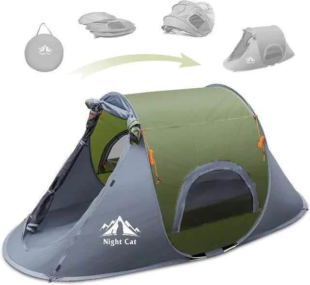 Main image of Pop-up Camping Tent: 1 Person Tent Waterproof Instant Easy Setup Outdoor Tent
