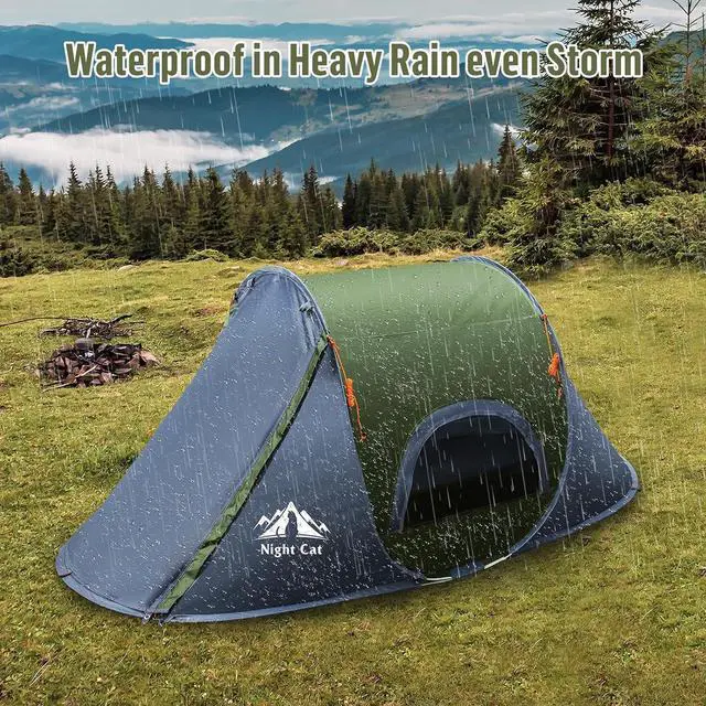 Alt view image 5 of 6 - Pop-up Camping Tent: 1 Person Tent Waterproof Instant Easy Setup Outdoor Tent