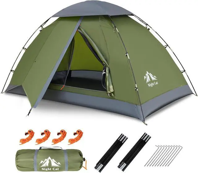 Main image of Upgraded Backpacking Tents 1 2 Persons Easy Clip Setup Camping Tent Adults Scouts Heavy Rainproof Compact Lightweight
