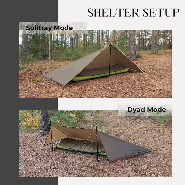 Alt view image 7 of 7 - Portable Privacy Shower Tent with Pole, Ultralight Camping Shower Shelter Portable Toilet Tent Bathroom Tent Privacy Changing Dressing Room for Outdoor Use Camping Hiking Backpacking
