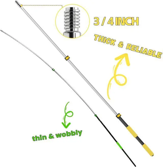 Alt view image 2 of 7 - 144'' Long Extendable Handle Car RV Wash Brush Kits with Collapsible Bucket, RV, Truck Washing Kit with Extension Pole - Microfiber Car Mop, Bristles Washing Brush, Squeegee Mitt, RV-Wash Cleaning Kit