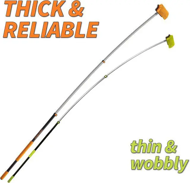 Alt view image 2 of 7 - Car & RV Wash Brush Kit 48-144 Long Extendable Handle Car, RV, Truck Washing Kit with Extension Pole - Microfiber Car Mop, Soft Washing Brush, Window Squeegee, Mitt, The Ultimate RV-Wash Cleaning Kit