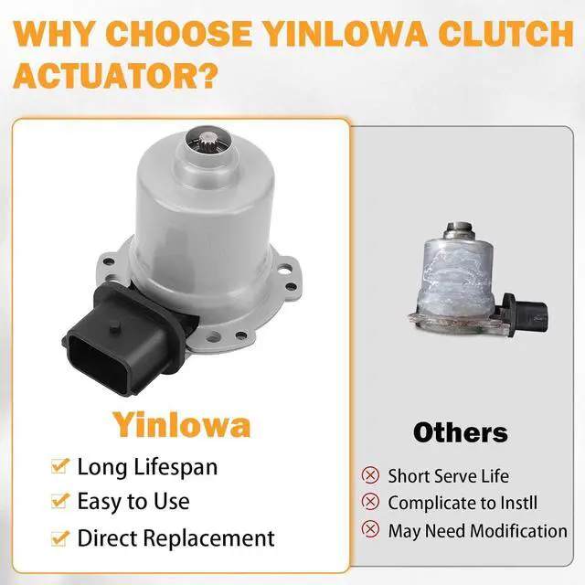 Alt view image 5 of 7 - AE8Z-7C604-A Automatic Transmission Clutch Actuator B/A for 2012 2013 2014 2015 2016 2017 Ford Focus SE SEL, 11-17 Ford Fiesta Trans Clutch Actuator Replace Ford AE8Z7C604A, AE8Z7C604