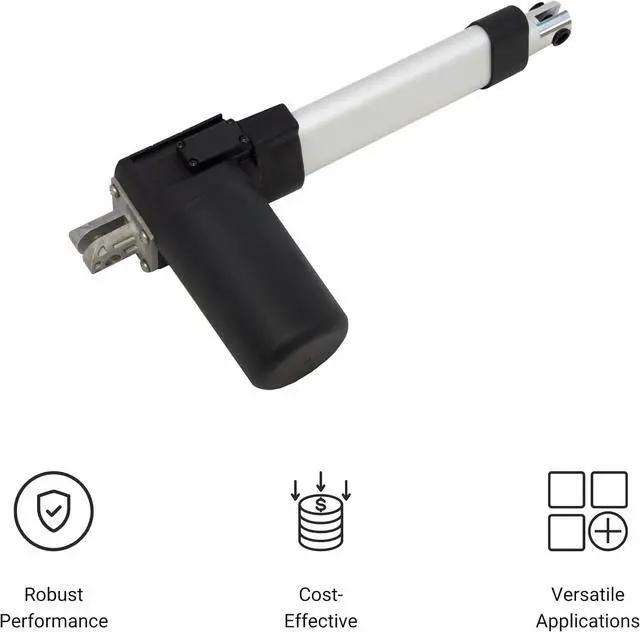 Alt view image 4 of 7 - Electric Linear Actuator - 30 Inch Stroke, 100 lbs Force, IP66 Water Resistance - High Load Linear Actuator for Automation, Manufacturing, Automotive, PA-04-30-100