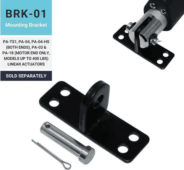 Alt view image 7 of 7 - Electric Linear Actuator - 30 Inch Stroke, 100 lbs Force, IP66 Water Resistance - High Load Linear Actuator for Automation, Manufacturing, Automotive, PA-04-30-100
