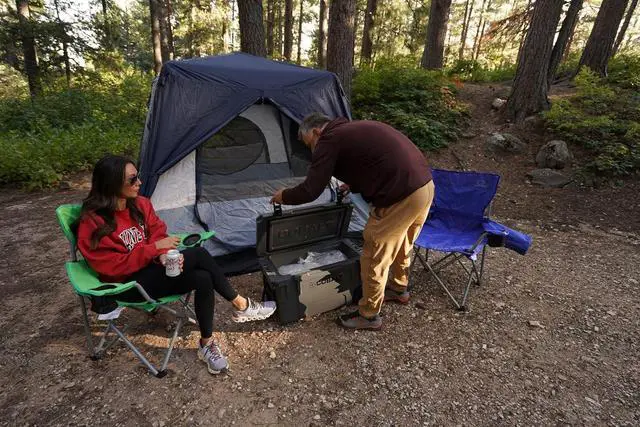 Alt view image 5 of 7 - Caddis Rapid 4/6-Person Pop Up Tent for Easy Setup, 4/6 Person Capacity for Camping, by Caddis Sports Inc.