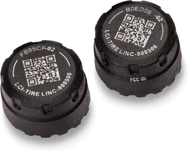 Main image of Tire LINC Tire Sensors (2 Pack) for RVs, 5th Wheels, Motorhomes, Tow Vehicles, Easy DIY Installation on Valve Stem, OneControl App Compatible - 2020106299