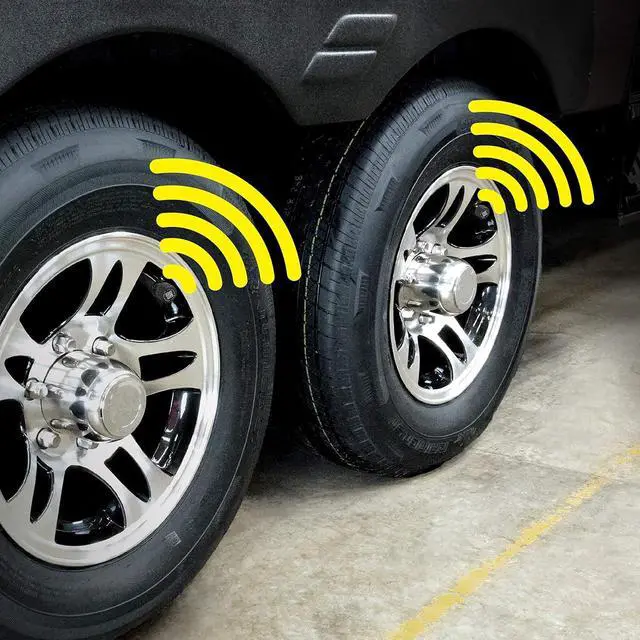 Alt view image 4 of 7 - Tire LINC Tire Sensors (2 Pack) for RVs, 5th Wheels, Motorhomes, Tow Vehicles, Easy DIY Installation on Valve Stem, OneControl App Compatible - 2020106299