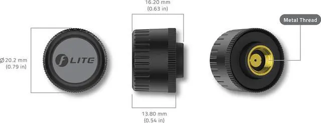 Alt view image 6 of 7 - TIRE LITE TPMS Sensor - Wireless Tire Pressure Monitoring System with Bluetooth 5.0 | Real-Time Tire Pressure Sensor | Easy DIY Installation for Car SUV & 4x4 | Compatible with iOS & Android