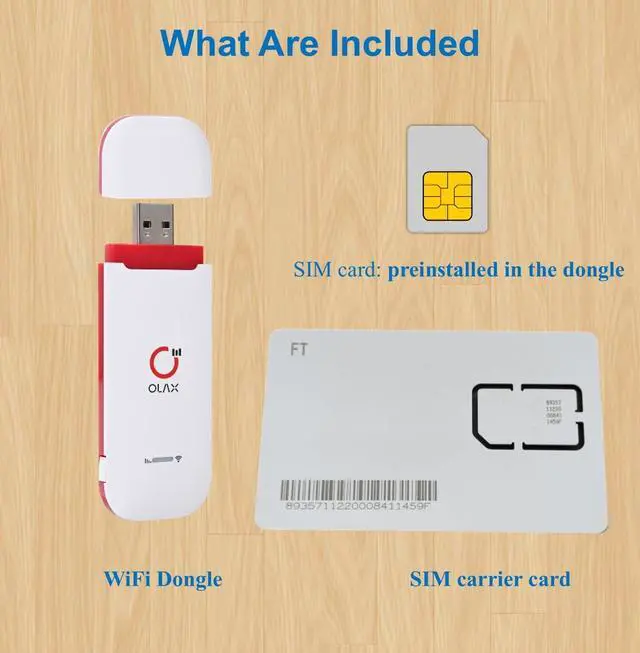 Alt view image 4 of 7 - 4G LTE-Advanced USB WiFi Dongle & Mobile Hotspot Router  Portable Modem with Pre-Installed Spectruym Smart SIM Card  Ideal for Travel and Business (US and EU only)