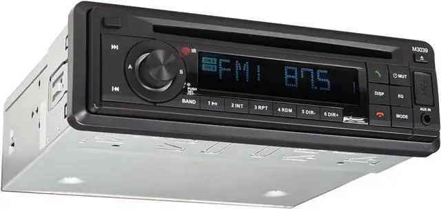 Alt view image 2 of 7 - Marine/RV/Car Stereo Multimedia Receiver with Multi-Zone Control, DVD/CD/USB/AUX Player, Bluetooth, 40W x 4, Remote Control