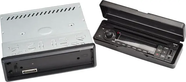 Alt view image 6 of 7 - Marine/RV/Car Stereo Multimedia Receiver with Multi-Zone Control, DVD/CD/USB/AUX Player, Bluetooth, 40W x 4, Remote Control