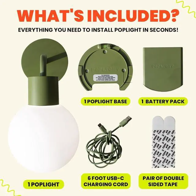 Alt view image 6 of 7 - Wireless Wall Sconce (Shark Tank) Rechargeable & Dimmable LED Light w/App Control & Damage-Free Install, Moveable Modern Ambient Lighting for Elegant Home & Bedroom Decor | Sage Green