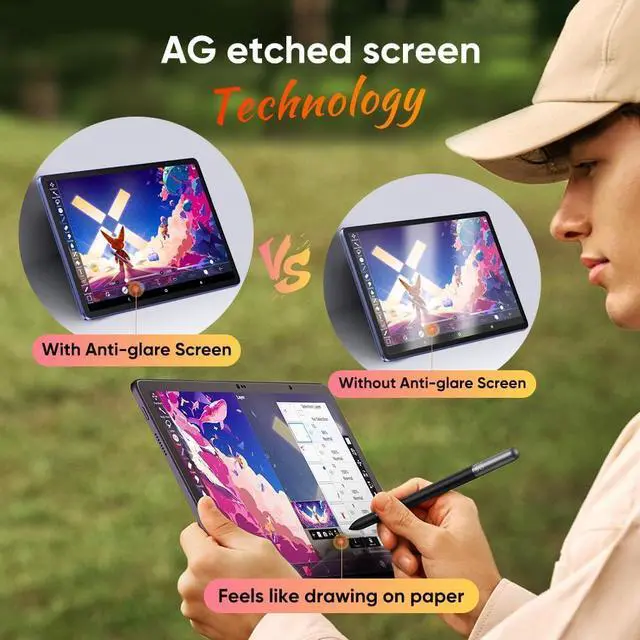 Alt view image 3 of 7 - XPPen Magic Drawing Pad 12.2 Inch Standalone Tablet No Computer Needed with 16384 Pressure Levels X3 Pro Slim Stylus Tilt Support Paper-Like Screen 8GB + 256GB for Digital Artists