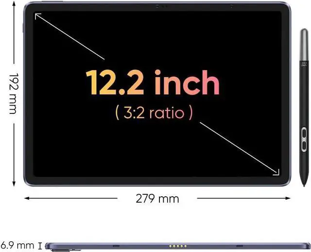 Alt view image 7 of 7 - XPPen Magic Drawing Pad 12.2 Inch Standalone Tablet No Computer Needed with 16384 Pressure Levels X3 Pro Slim Stylus Tilt Support Paper-Like Screen 8GB + 256GB for Digital Artists