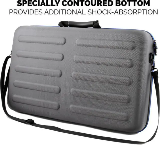 Alt view image 4 of 7 - Graphics Tablets Case Compatible with Wacom Cintiq Pro 22, Huion Kamvas 20 Drawing Pen Display, 22 Plus and More Writing Drawing Tablet Accessories up to 22 Inches, Includes Carry Strap
