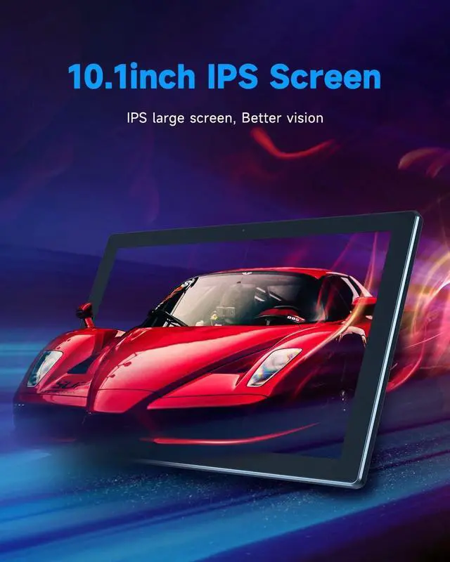 Alt view image 3 of 7 - Tablet MTK8768 Octa-CORE 10.1Inch RAM 10GB(4GB+6GB Expand) +64GB ROM+1TB Expandable Computer PC with Case/Keyboard/Mouse, IPS 1280 * 800 Screen, 2+8MP Dual Camera, WiFi, BT, (Black Kit)