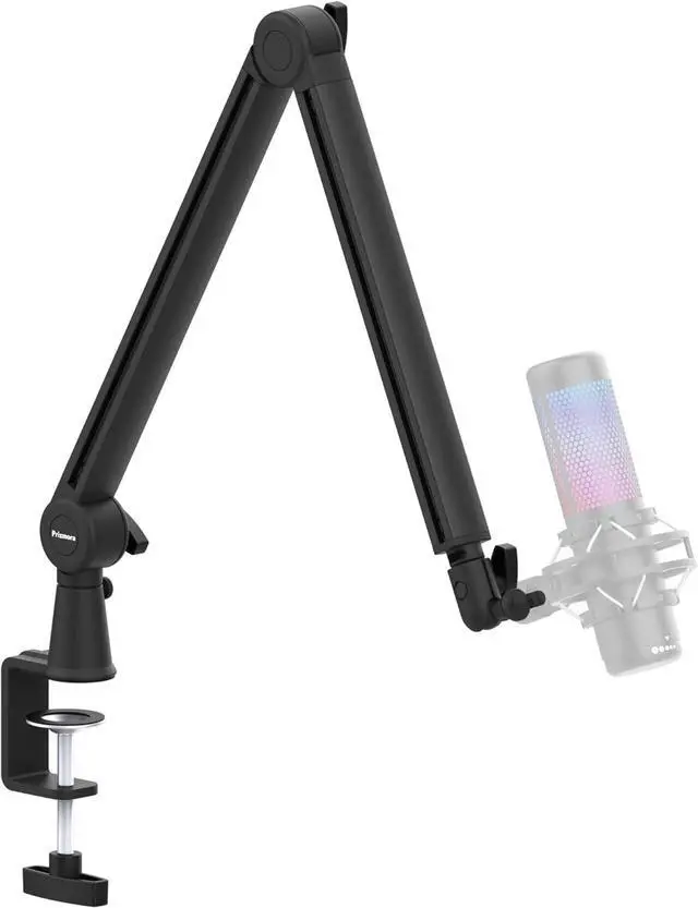 Main image of Mic Arm, Premium Microphone Boom Arm with Cable Management, 360°Rotatable Boom Arm, Mic Boom Arm for Streaming, Gaming, Podcasts, Home Office, Recording