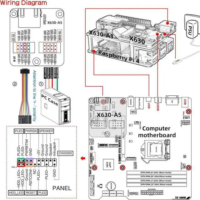Alt view image 6 of 7 - KVM-A3 Kit for Raspberry Pi 4 Open Source KVM Over IP Compatible with KVM V3 Platform Only (Unassembled and Not Include Raspberry Pi 4/SD Card/Power Adapter)