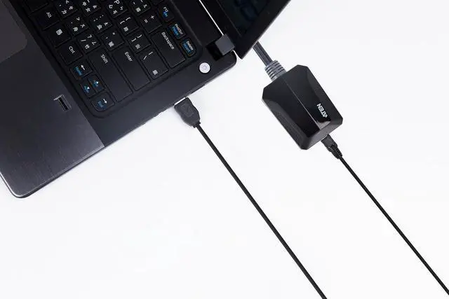 Alt view image 2 of 7 - CV211 Laptop KVM USB Crash Cart Adapter 6 ft Console Built-in VGA and USB Keyboard and Mouse Cables TAA Compliant for Rack Servers Computers Kiosk ATM Supports Windows, Linux, and Mac laptops