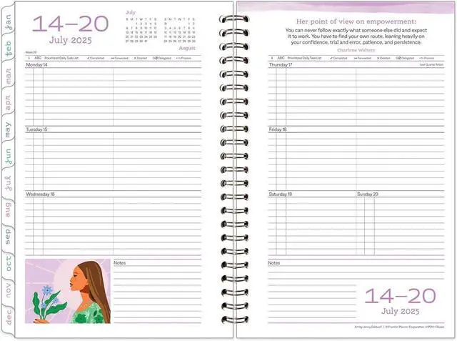 Main image of FranklinCovey - Her Point of View Weekly Wire-Bound Planner (Classic, Jul 2025 - Jun 2026)