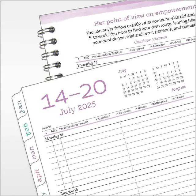 Alt view image 5 of 7 - FranklinCovey - Her Point of View Weekly Wire-Bound Planner (Classic, Jul 2025 - Jun 2026)